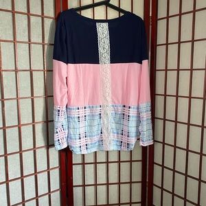 2- Maternity tops blue,pink,red